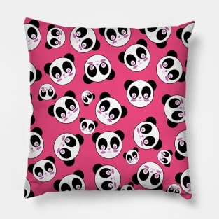 Kawaii Cute Panda Pattern Pillow