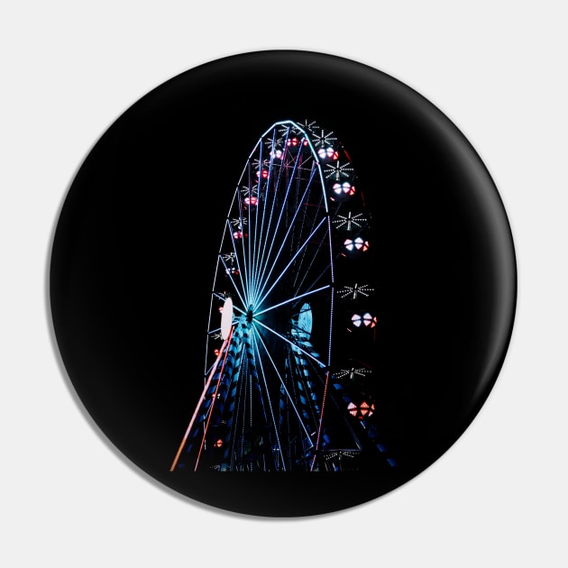 Ferris wheel Minimal Neon Style Pin by enchantingants