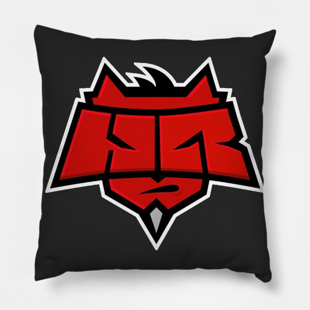 CSGO - Hellraisers (Team Logo + All Products) Pillow by auxentertainment