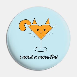 I need a Meowtini Orange Cat Pin