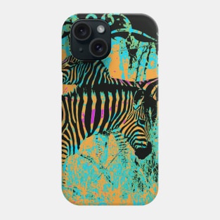 Crazy zebra Phone Case