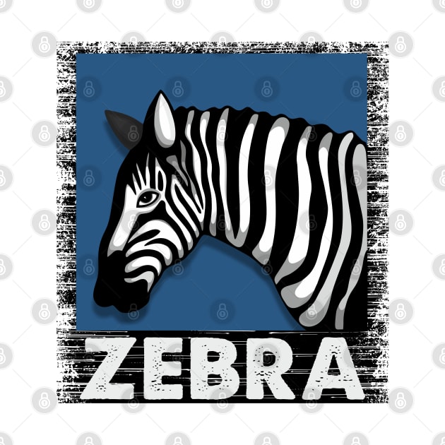 Zebra by Frenzy Fox