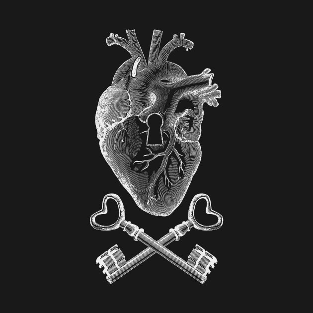 Keyhole Pirate Heart by Tobe Fonseca by Tobe_Fonseca