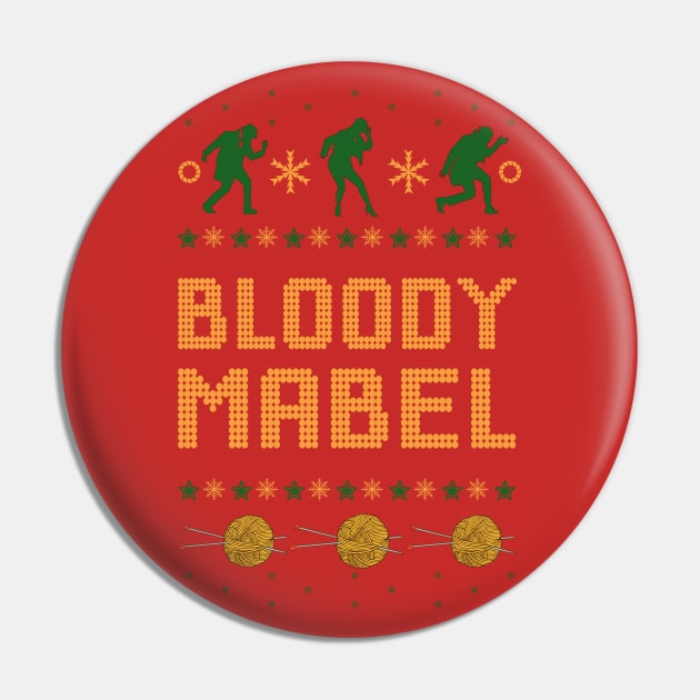 Bloody Mabel Christmas X Pin by LopGraphiX