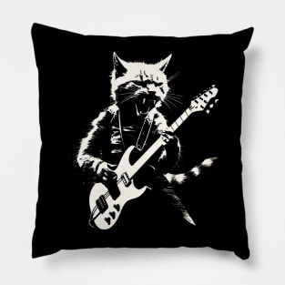 Rock and Roll Cat Pillow