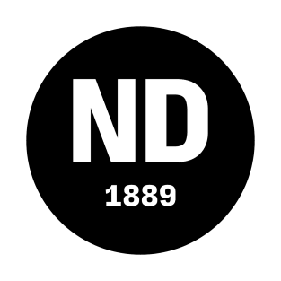 North Dakota | ND 1889 T-Shirt