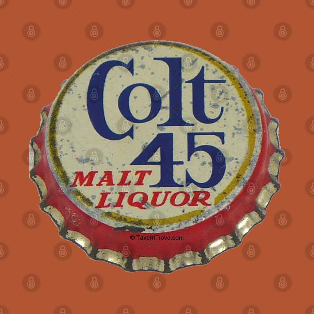 Colt 45 Bottle Cap by RetroZest