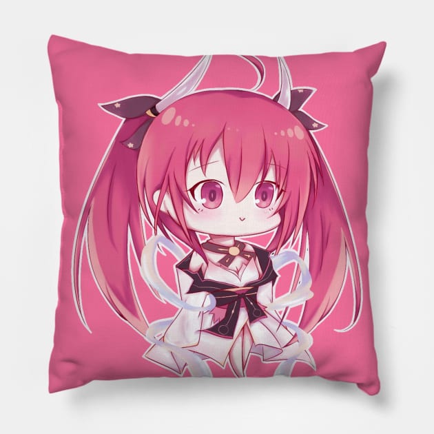 Itsuka Kotori From Date-a-Live Spirit-pledge Pillow by AbdsamadDEV