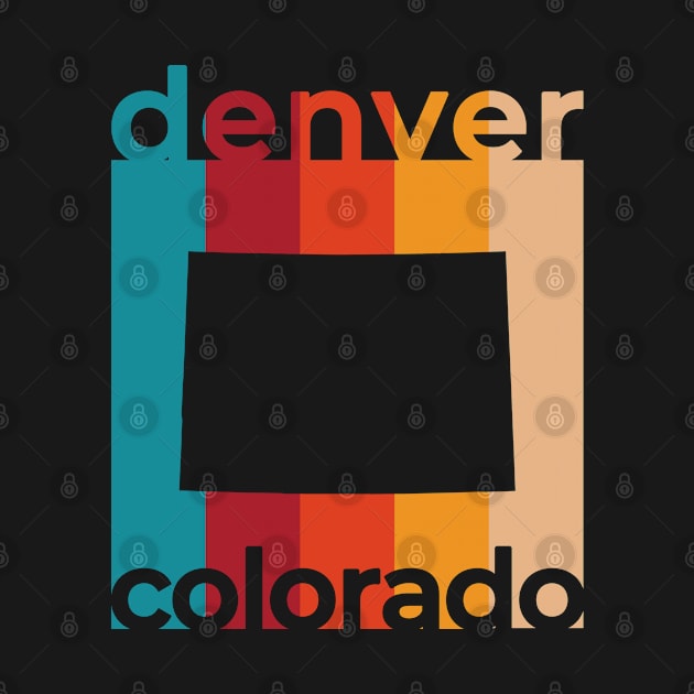 Denver Colorado Retro by easytees