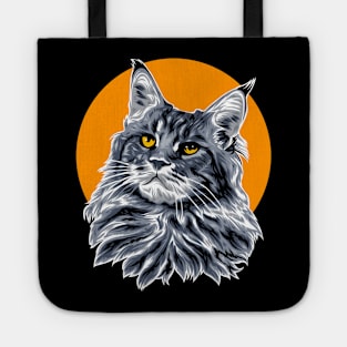 Head Cat Sunset Tote