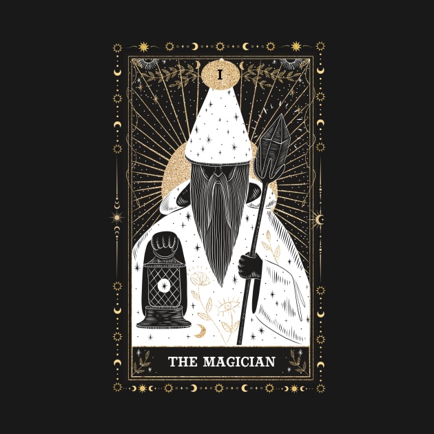 The Magician Tarot Card by Free Spirits & Hippies