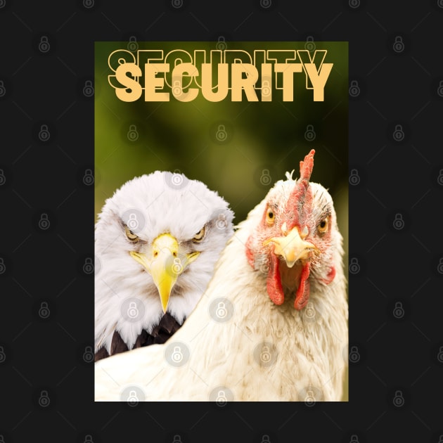 Security - Eagle and hen by ManifestYDream