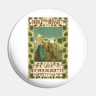 WHOOGENSTRAATEN & CO 1900 by Artist Van Caspel Maitres De L' Affiche Collection Pin