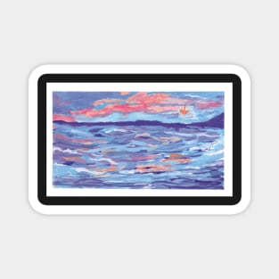 Pink Sunset Magnet