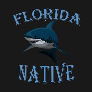 Florida Native, Great White Shark T-Shirt