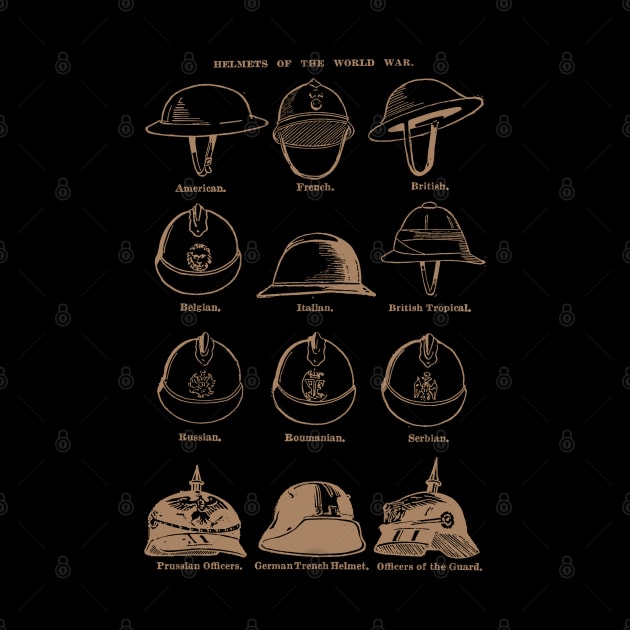 Helmets of the World War 1 by Distant War