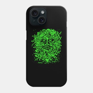 Green Man Pagan Celtic Mythology Gothic Phone Case