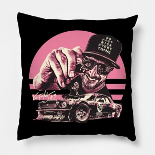 Ken Block pink Pillow