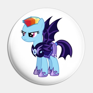 Bat Guard Rainbow Dash Pin