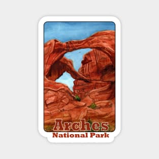 Double Arch, Arches National Park Magnet