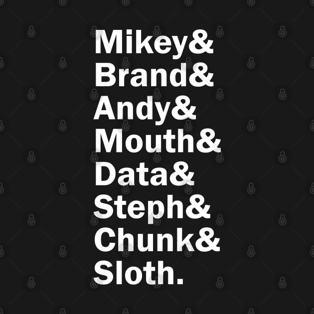 Funny Names x The Goonies by muckychris