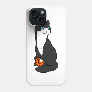 Funny Cat is playing with a ball / gift Phone Case