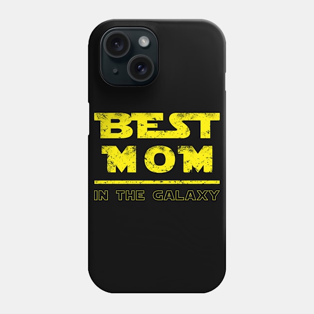 Best Mom in the Galaxy Phone Case by Scar