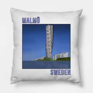 Visit Malmo Sweden Pillow