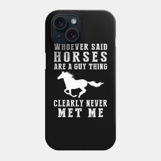 Horsing Around with Humor! Phone Case