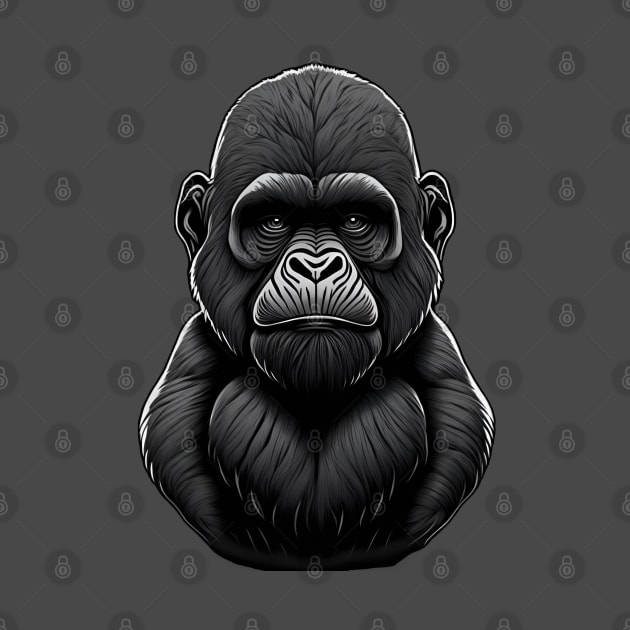 Cute Gorilla by Javisolarte