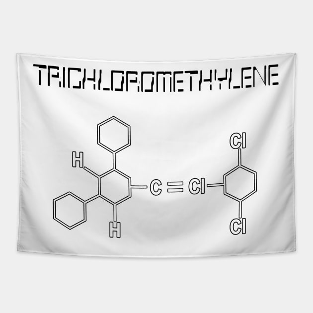 Trichloromethylene - Revenge of the Nerds Tapestry by Wangs Parking Lot