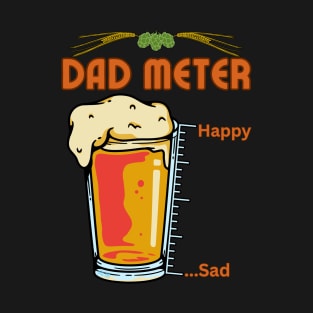 Dad Meter - Funny Father's Day T-Shirt