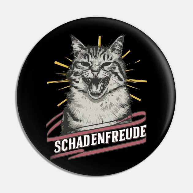 Schadenfreude Pin by SimpliPrinter