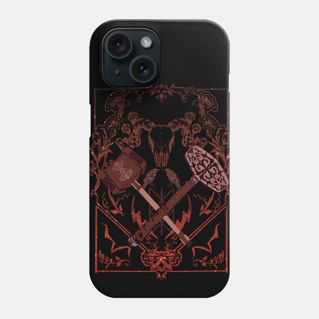 Hammers, lightning and old tales Phone Case by Shadowsantos