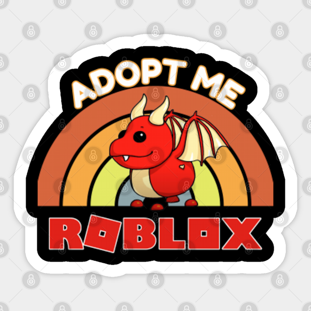 Roblox Adopt Me Pet Dragon Roblox Sticker Teepublic - adopt me roblox pets dragon