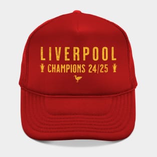 Liverpool Champions 25 yellow 1 Hat