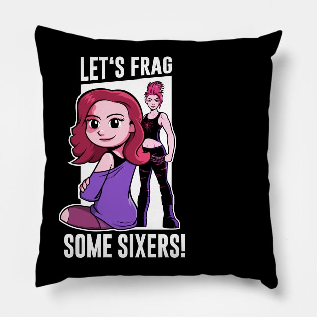 Art3mis / Sam Pillow by wloem