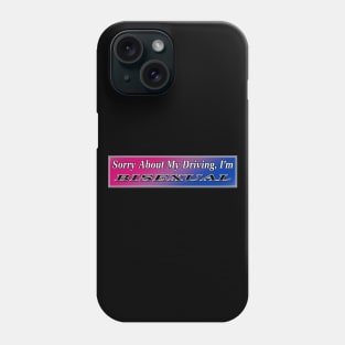 Bisexual Bumper Sticker Funny - Driving Meme Phone Case