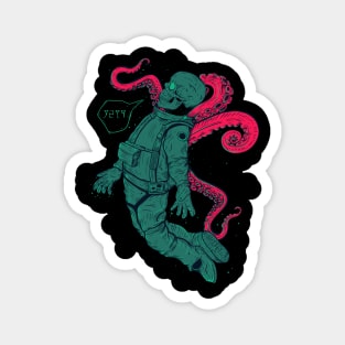 Cthulhu Skull Astronaut Magnet