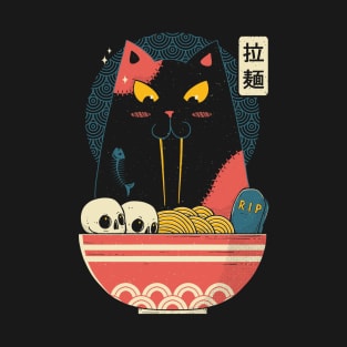 Spooky Ramen Cat T-Shirt