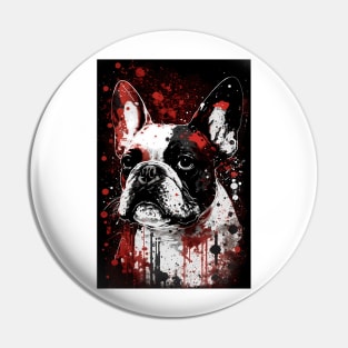 French Bulldog Portrait Pin