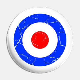 RAF roundel aged Pin