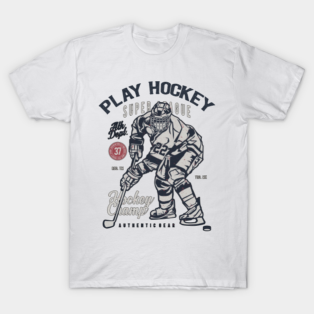 Vintage Hockey Lovers - Hockey - T-Shirt | TeePublic