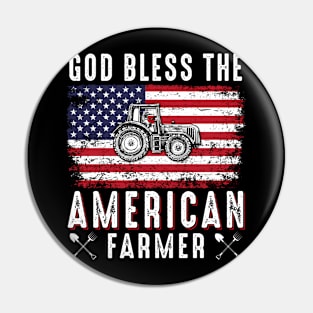 God Bless The American Farmer Pin