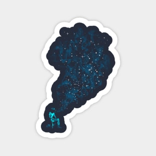 Galaxy smoker Magnet