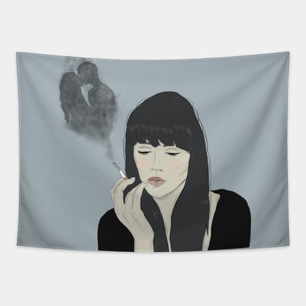 Smoking Tapestry by DemoNero