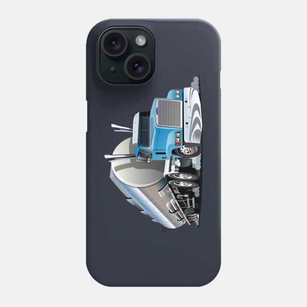 Cartoon truck Phone Case by Mechanik