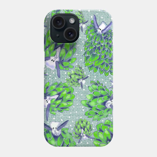 The Leaf Sheep but he is a water slug! Phone Case by Salzanos