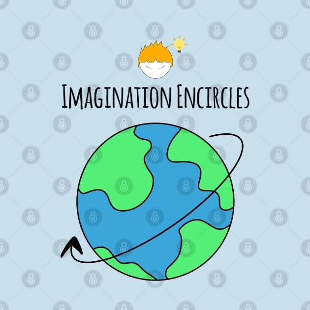 Imagination Encircles The World Boy by Wesolution Studios