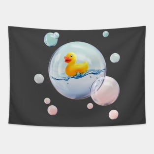 Rubber Ducky in a Bubble Tapestry